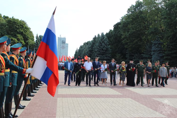 Росгвардия приняла участие в праздновании 76-ой годовщины победы в Курской битве