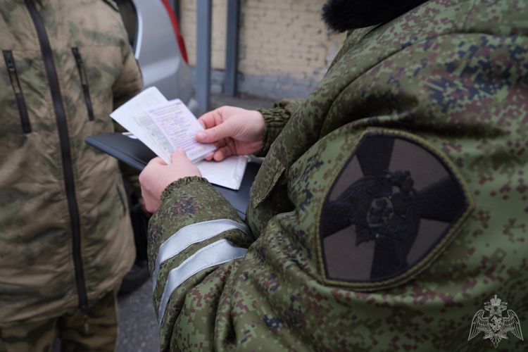В Управлении Росгвардии по Курской области состоялось профилактическое мероприятие по укреплению транспортной дисциплины