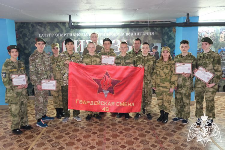 В Курске среди воспитанников кадетских классов Росгвардии прошли соревнования