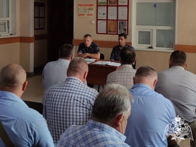 В Курске представители Росгвардии провели координационно - методическое совещание с руководителями частных охранных организаций