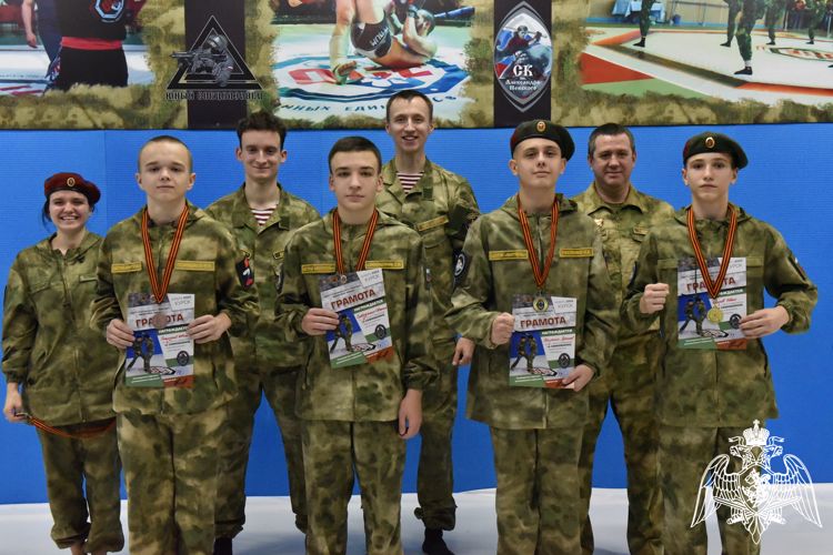 В Курске кадеты Росгвардии стали призерами соревнований по самообороне