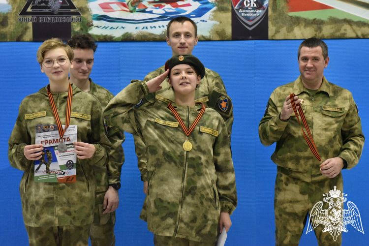 В Курске кадеты Росгвардии стали призерами соревнований по самообороне
