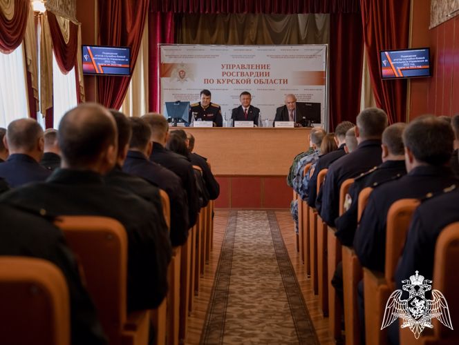 Губернатор Курской области принял участие в подведении итогов деятельности подразделений регионального управления Росгвардии за 2022 год