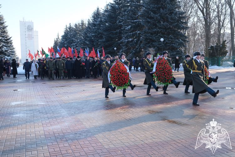 Росгвардия приняла участие в мероприятиях, посвященных Дню защитника отечества