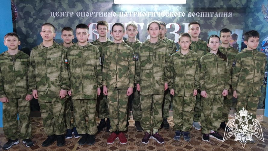 Воспитанники «Гвардейской смены» из Курска записали видеопослание для росгвардейцев - участников СВО