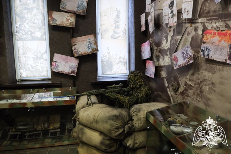 В Курске в ОМОН «Финист» состоялось открытие комнаты Славы – музея «Вихрь мгновений»