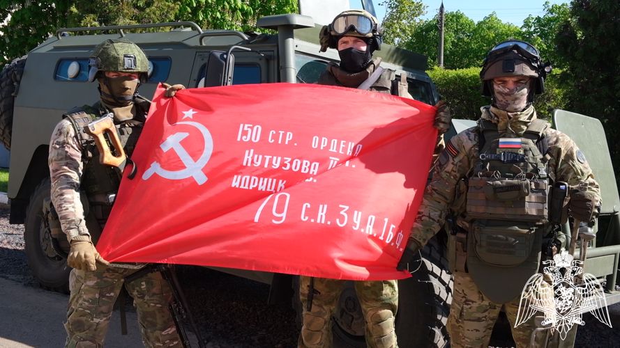 Курские росгвардейцы записали поздравительный видеоролик для ветеранов Великой Отечественной войны
