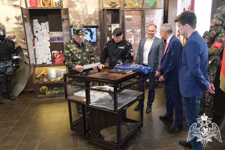 Представители Общественной организации «Офицеры России» посетили  Управление Росгвардии по Курской области