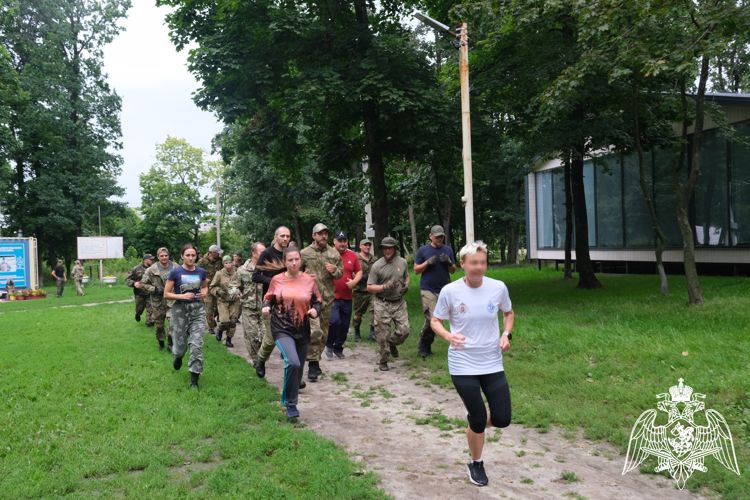 В Курске росгвардейцы поддержали акцию «День спорта с Росгвардией»
