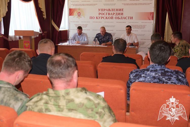 В Управлении Росгвардии по Курской области обсудили вопросы  межведомственного взаимодействия