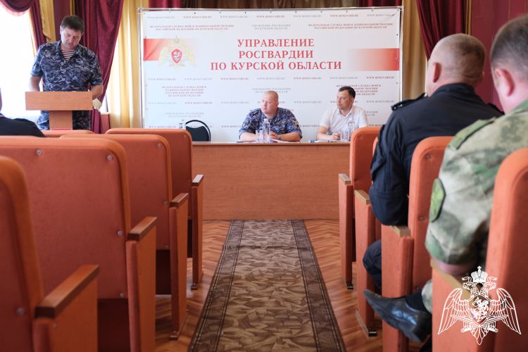 В Управлении Росгвардии по Курской области обсудили вопросы  межведомственного взаимодействия