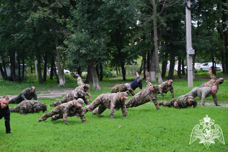 В Курске росгвардейцы поддержали акцию «День спорта с Росгвардией»