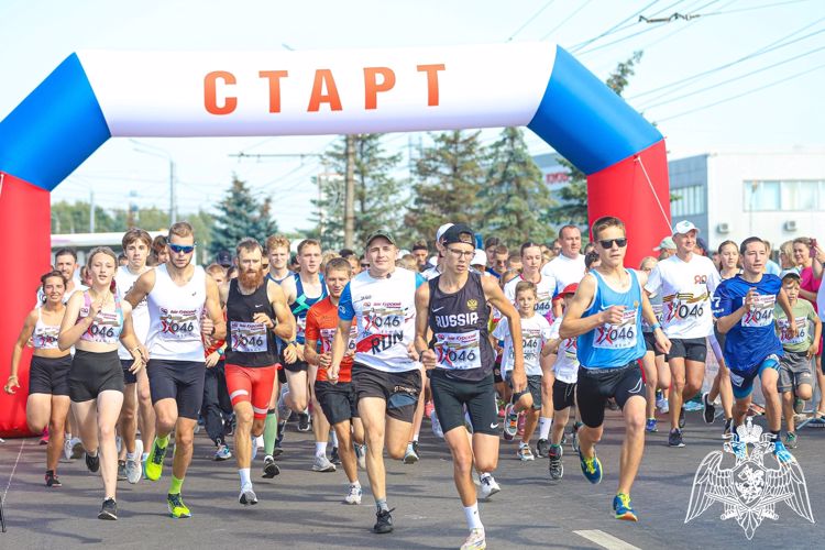 Росгвардейцы приняли участие в забеге «Курский характер»