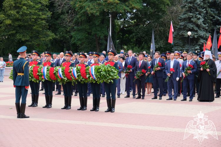 Росгвардейцы в Курске приняли участие в праздновании 80-ой годовщины победы в Курской битве