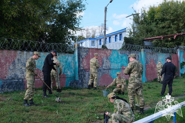 В Курске росгвардейцы присоединились к Всероссийской акции «Зеленая Россия»