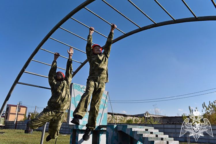 Подшефные воспитанники кадетского класса регионального Управления Росгвардии заняли первое место в триатлоне «Юный спецназовец»