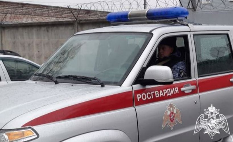 В Курске росгвардейцы задержали подозреваемого в совершении кражи вещей из автомобиля