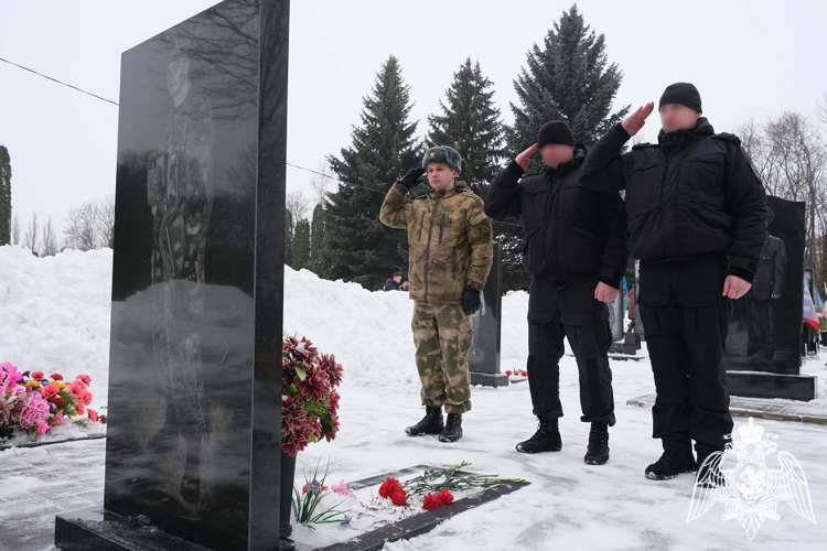 В Курске Росгвардия приняла участие в мероприятиях, посвященных Дню защитника Отечества