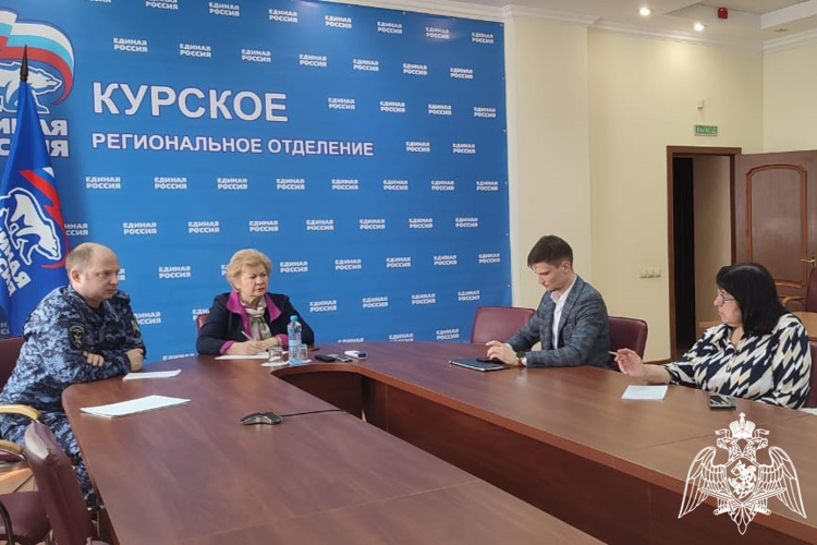 В Курске представитель Росгвардии  принял участие в совещании посвященном подготовки и проведению «Диктанта Победы»
