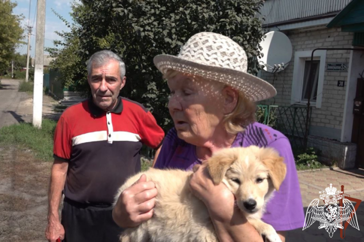 Жители Курской области благодарят росгвардейцев за помощь