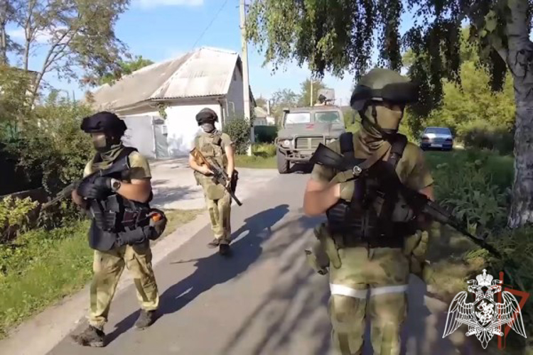 Росгвардия совместно с другими силовыми ведомствами уничтожила группу боевиков ВСУ в Курской области