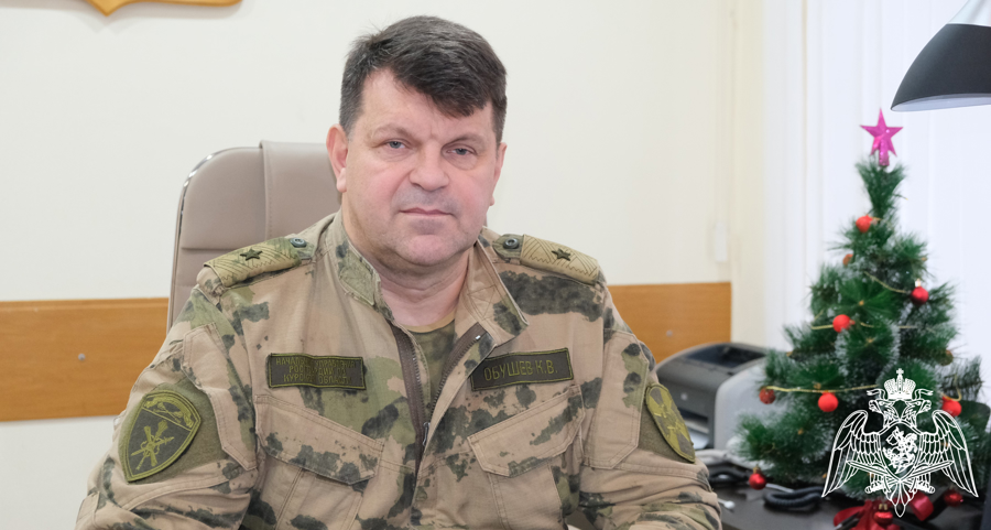 Начальник Управления Росгвардии по Курской области поздравил личный состав с наступающим 2025 годом
