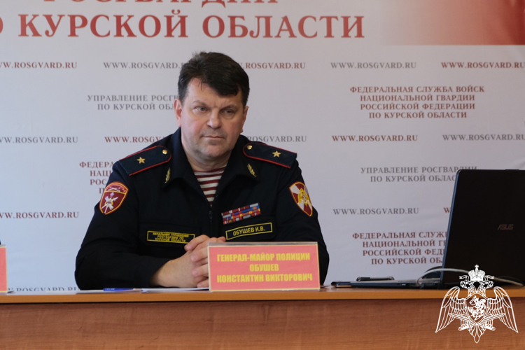 В Управлении Росгвардии по Курской области подвели итоги служебно-боевой деятельности ведомства за 2024 год