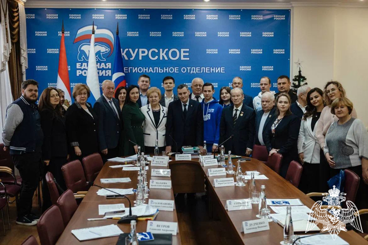 В Курске представитель Росгвардии стал участником заседания Общественного совета партийного проекта «Историческая память»