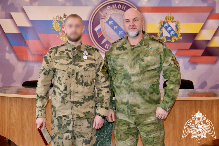 Военнослужащим и сотрудникам Управления Росгвардии по Курской области вручили государственные награды 