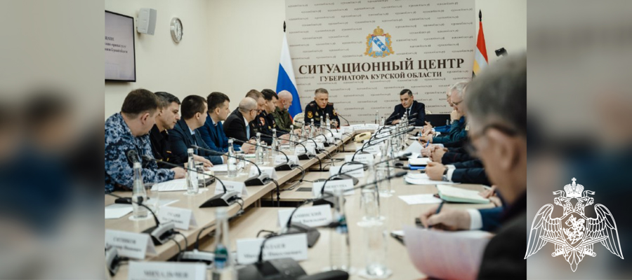 Генерал-полковник полиции Анатолий Маликов провел рабочую встречу с врио губернатора Курской области