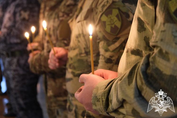 В Курске в преддверии Дня войск национальной гвардии состоялся благодарственный молебен