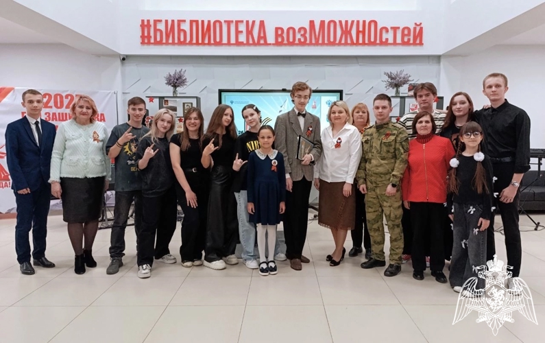 В Курской области росгвардейцы провели патриотические мероприятия в честь 80-летия Победы