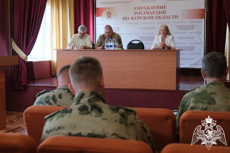 В Управлении Росгвардии по Курской области обсудили вопросы межведомственного взаимодействия
