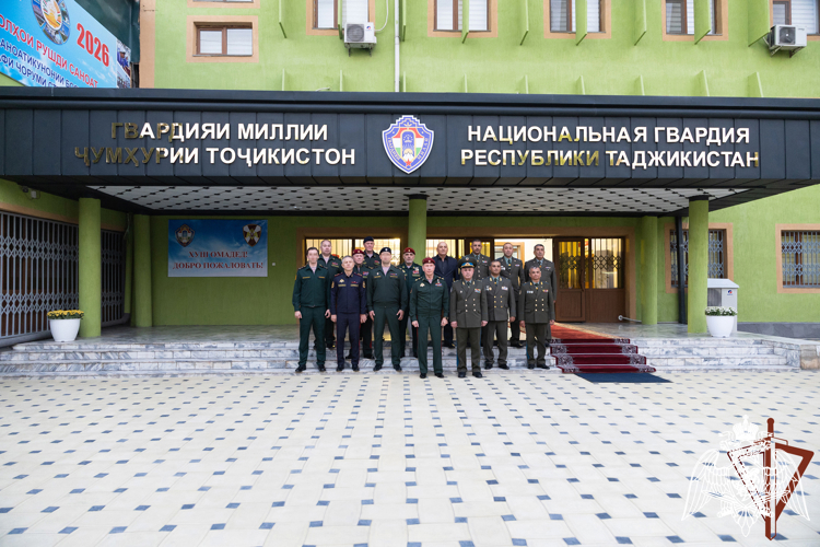 Подписано Соглашение о сотрудничестве между Федеральной службой войск национальной гвардии Российской Федерации и Национальной гвардией Республики Таджикистан