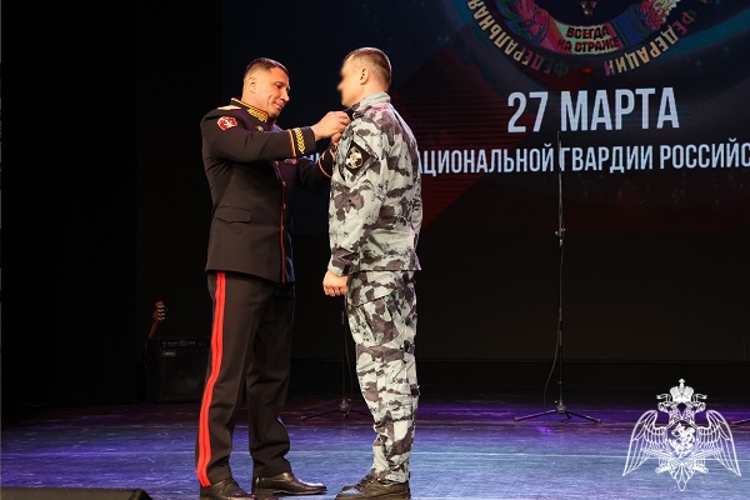 В Курске прошло торжественное мероприятие, посвящённое юбилею Росгвардии 