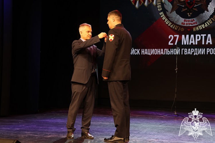 В Курске прошло торжественное мероприятие, посвящённое юбилею Росгвардии 