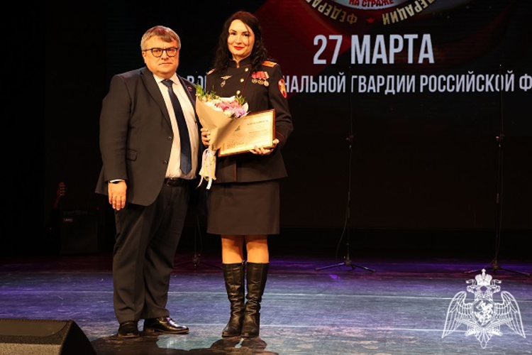 В Курске прошло торжественное мероприятие, посвящённое юбилею Росгвардии 