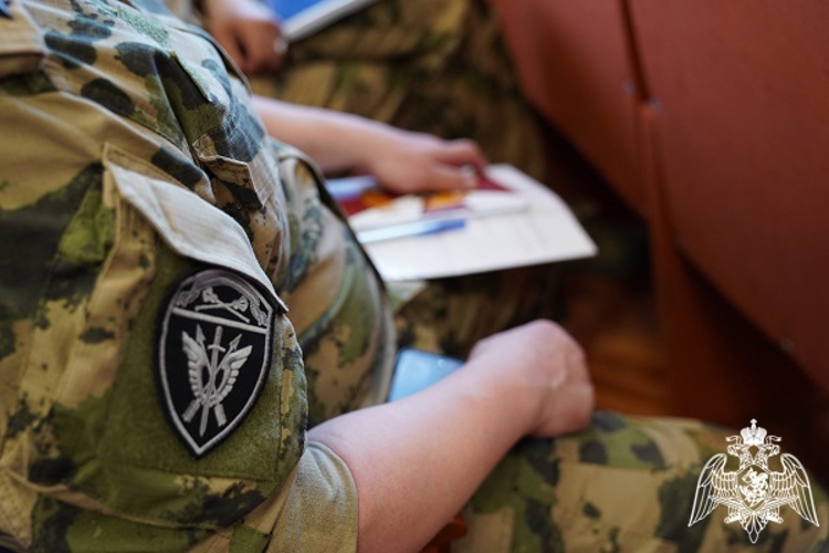 В Управлении Росгвардии по Курской области прошли учебно-методические сборы по военно-политической (политической) подготовке