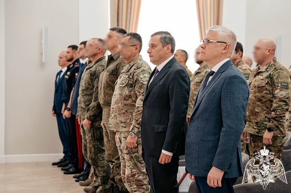 Начальник регионального Управления Росгвардии поздравил бригаду «БАРС-Курск» с двухлетием со дня образования