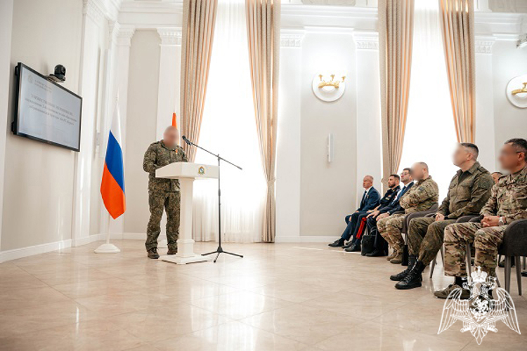 Начальник регионального Управления Росгвардии поздравил бригаду «БАРС-Курск» с двухлетием со дня образования