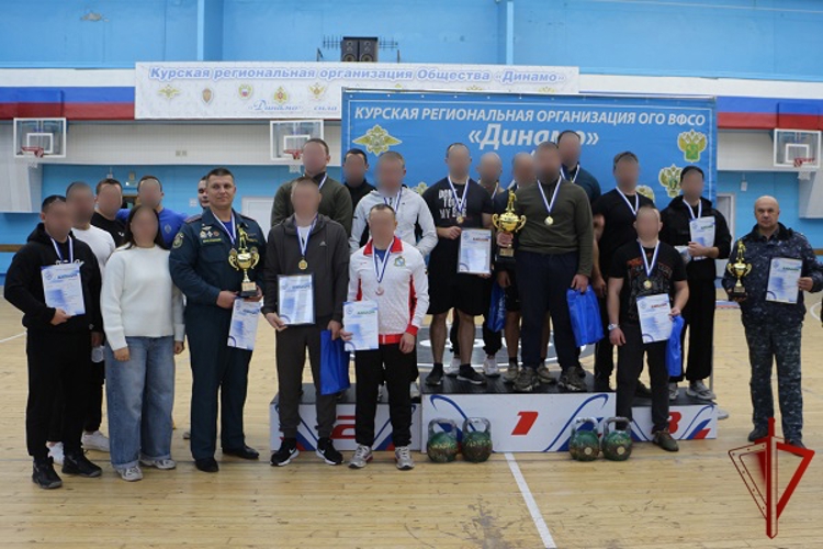 Курские росгвардейцы —  победители областного чемпионата по гиревому двоеборью